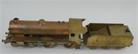 'O' Gauge live steam 4-4-0 tender locomotive
