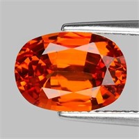Natural Hot Orange Sapphire {Flawless-VVS}