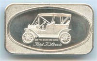 1 oz Silver Artistic Bar with Old Vehicle - Ford