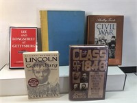 Vintage  to modern lot of civil war books