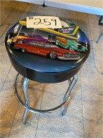 Heavy Metal Diner cushioned stool