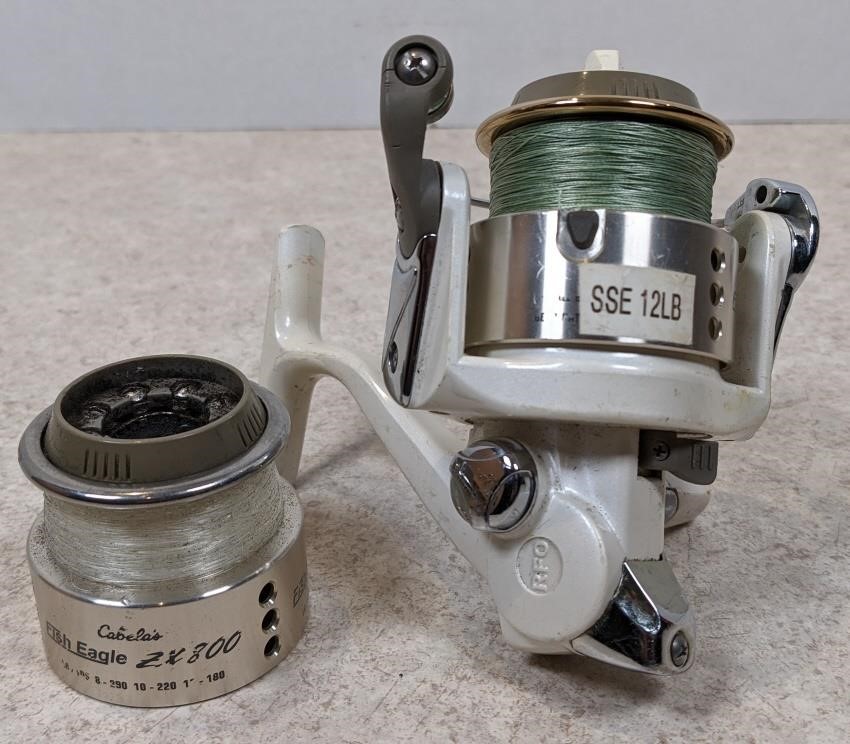 Sold at Auction: LOT OF SPINNING FISHING REELS