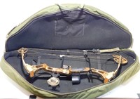 ** Fred Bear Compound Bow, Arrows, Release & Case