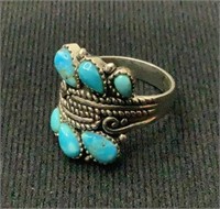 Sterling silver/turquoise ring