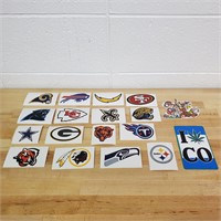Small Lot Of NFL & Weed Stickers