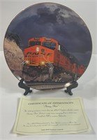 Stormy Skies BNSF Photo Collector Plate