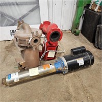 1-Booster Pump & 2- Circulating pumps
