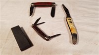 Pocket Knives & Sharpening Stone