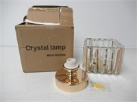 Crystal Lamp, 18x18x16cm