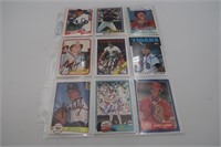 LOT OF 9 AUTOGRAPHED BASEBALL CARDS