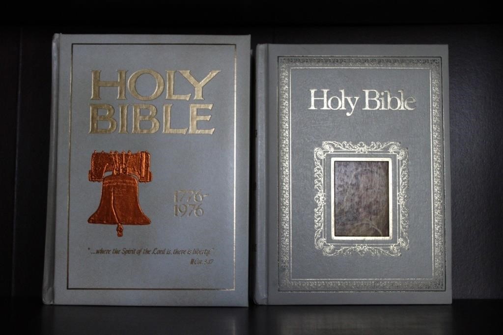 2 Hardback Holy Bibles