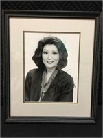 Signed Connie Chung Framed Photo