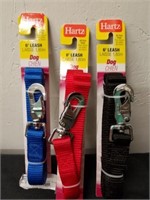 3 New 6 ft leashes for all dog sizes