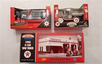 TEXACO COLLECTION-  TUGBOAT,  TOW TRUCK AND