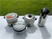 Misc. Crock Pots & Coffee Dispenser