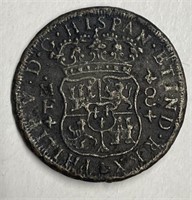 SUPER Rare MEXICO 8 REALS 1747-49 SILVER COIN
