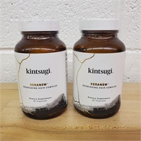2 Bottles Of Kintsugi- Keranew Hair Supplements
