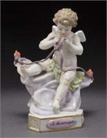 Meissen porcelain figure of cupid