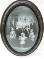 17"x 23" Antique Domes Glass Family Portrait