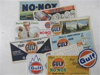 Gulf Oil Patches & 1-Sided Advertising Cards
