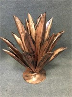 Metal Art Brown Agave Plant