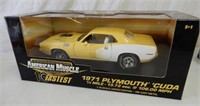 1971 PLYMOUTH 'CUDA MODEL CAR