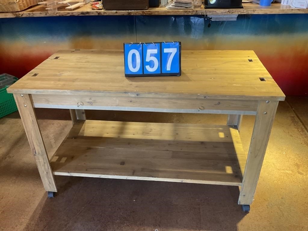 WOOD PREP TABLE