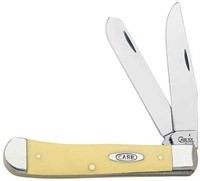 Case XX 3254 Yellow Synthetic Smooth Trapper Knife