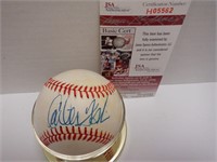 CARLTON FISK SIGNED AUTO BASEBALL JSA COA