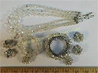 Lot of Iridescent Costume Jewely