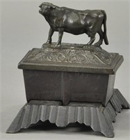 CIGAR DISPENCER WITH BULL FINIAL