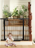 Cumbor 29.7"-40.6" Baby Gate for Stairs, Mom's