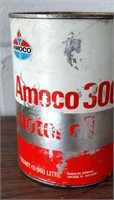 Vintage Amoco 300 Motor Oil Quart Can