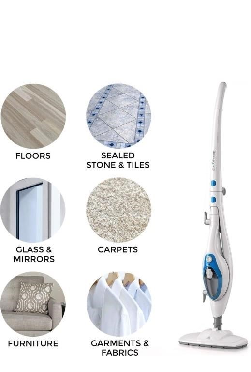 PurSteam 10-in-1 Steam Mop, Floor Steamer with