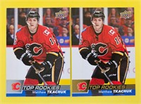 Matthew Tkachuk 2017-18 UD MJ Holdings Top Rookies