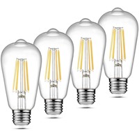 New Ascher Vintage LED Edison Bulbs, 6W,