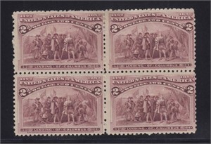 RRUS Stamps #231 Mint No Gum block of 4