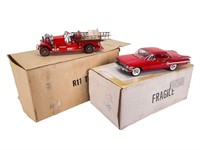 Franklin Mint Boxed Impala & Fire Engine