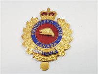 Engineers Canada Enamel Cap Badge
