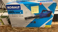 Kobalt 40volt 480cfm blower    Looks new. Tested