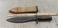 (1) WWI 1917 Plumb BOLO Knife w/ Sheath