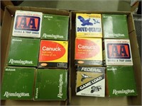 (2) Boxes w/ Many Shotgun Shells For Reloading