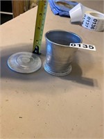 Vintage Collapsible Aluminum Cup