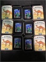 Set Of 6 Zippo Lighters With Camel Filters-Motorcy