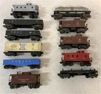 lot of 11 Lionel Train Cars