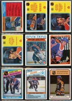 Wayne Gretzky Lot 9 Edmonton Oilers Hockey Cards