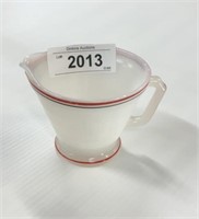 Vintage milk glass serving cup