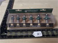 Woodcraft Round  Over 1/2" set