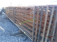 8 Heavy Duty Steel Stock Panels 24' **BID X 8**