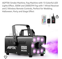 AGPTEK Smoke Machine, Fog Machine